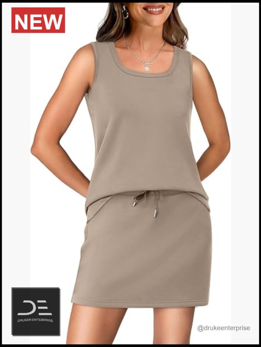 Two Piece Skirt Sets for Women Tennis Golf Outfits Vacation Travel Sets